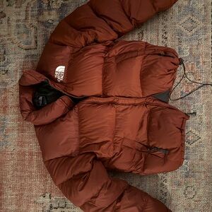Vintage The North Face Nuptse Burnt Orange/burgundy Puffer Jacket